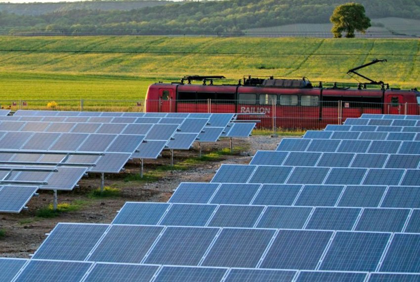 Solar Power in Railways
